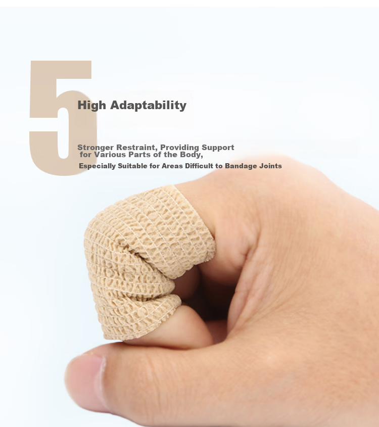 Chidong Elastic Self-Adhesive Bandage for Hand Protection, Boxing Leg Wraps, Hand And Ankle Support, Sports Elastic Bandage, 9 Rolls, 5cm X 4.5m 10