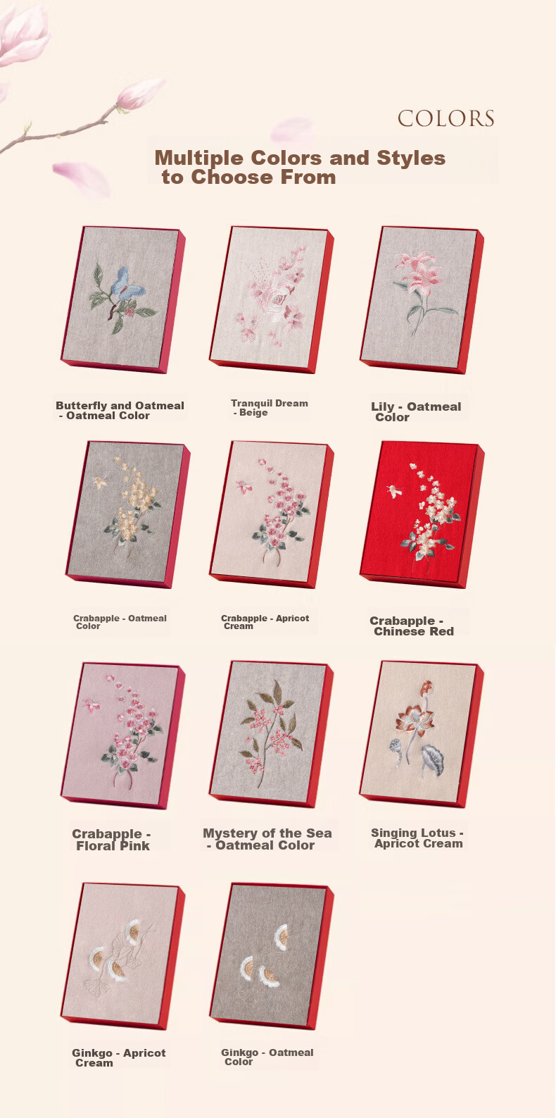 Hengyuanxiang 100% Wool Scarf for Women, Autumn And Winter Warm Neck Warmer, Embroidered Shawl, Gift for Mom And Elders, Mid-Autumn Festival Birthday Present 4