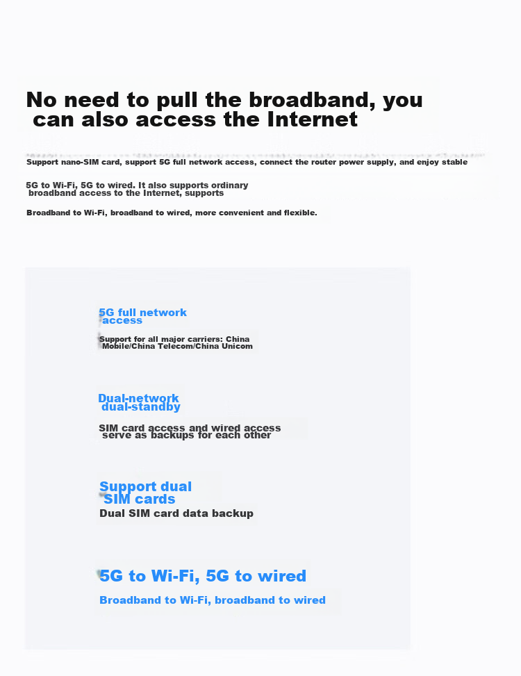TP-LINK 5G Mobile Router AX3000 Gigabit Ethernet Port Wireless Dual-Band WiFi6 SIM Card Slot Ready Dual-Mode NSA/SA 5G/4G All-Network Compatible TL-TR970G 2