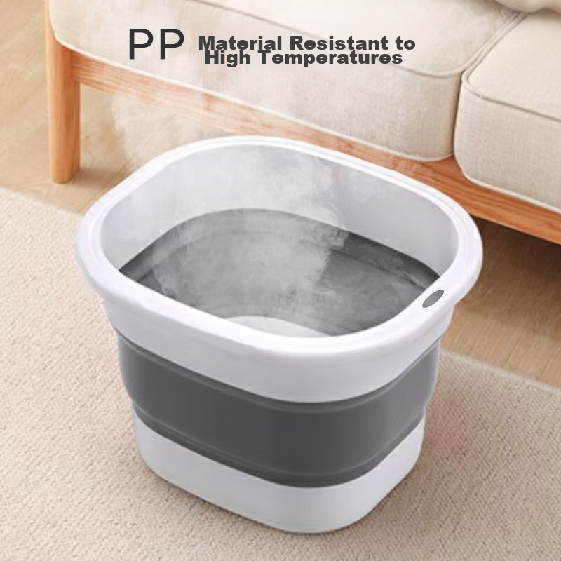 JD Jingzao Health Foot Soak Bucket Foldable Portable Large Home Foot Bath Basin Massage Granule Foot Spa Basin