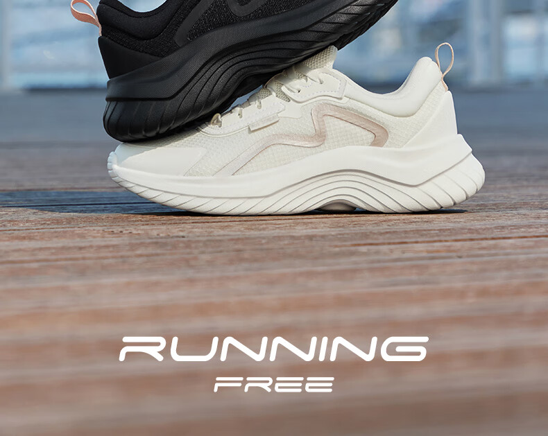 361° Women's Autumn Water-Repellent Leather Running Shoes Shock Absorption Casual Commuting Sneakers 682232233-3 51
