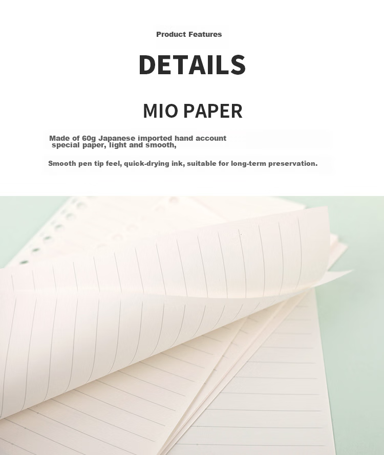 KOKUYO Campus MO Loose-Leaf Planner Notebook Refill Pages, 20 Sheets Monthly Planner Grid, WCN-CDTAR04 2