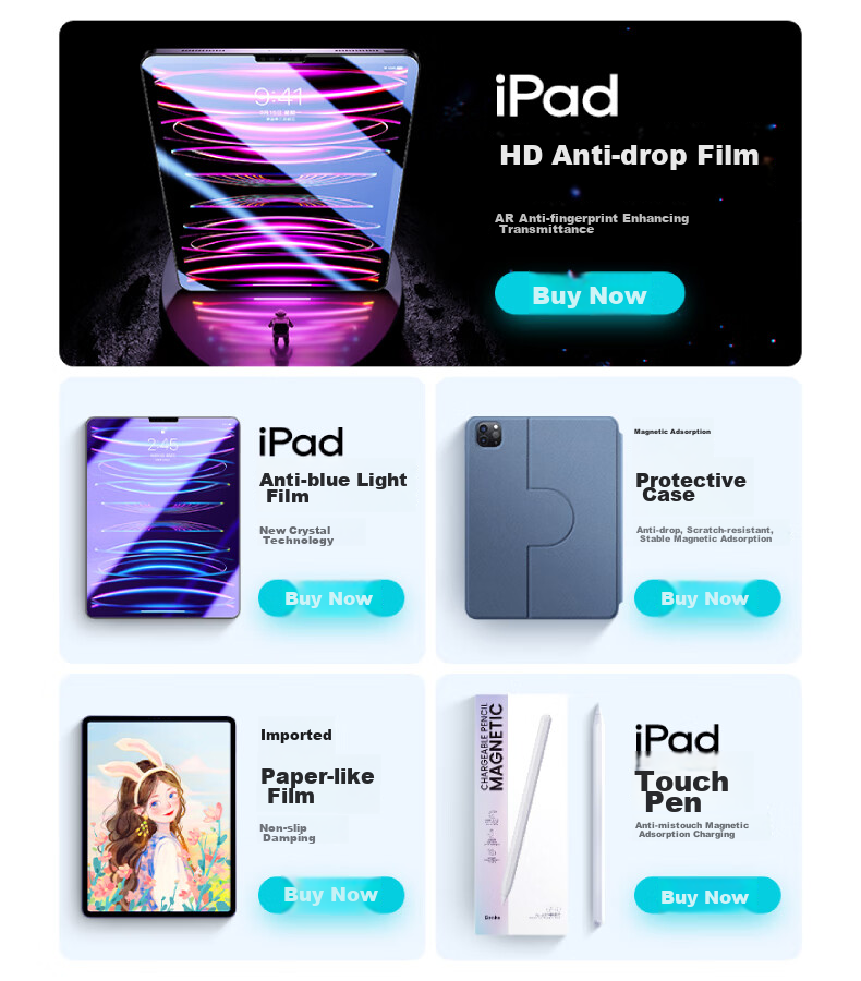 Benks Tempered Glass Screen Protector for IPad Pro (2022 Model), Compatible with 2021/2020 Air5/air4, Apple Tablet Protective Film, HD Clear, for 11/10.9 Inch 1