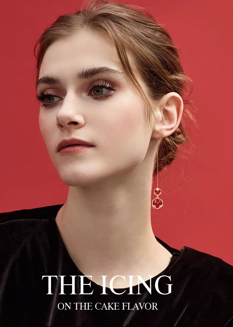 Eternelle [National Trend Design], French Eternal Dragon Scale Earrings, Luxurious High-End Ear Jewelry, Zodiac Year Gift 5