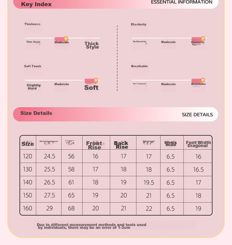 LangSha 5A Grade Antibacterial Pure Cotton Girls' Underwear, Women's Boyshorts, Ultra-Soft Comfortable Boxer Briefs, 3 Pairs, Size 160 10
