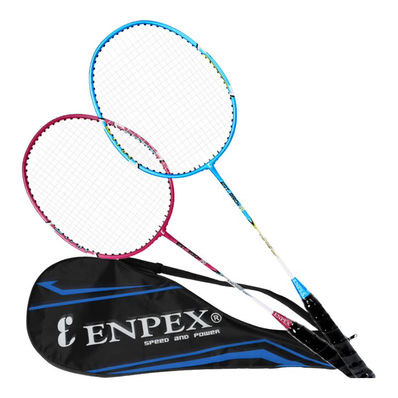 ENPEX Carbon Fiber Badminton Racket Set Ert Pro-70 with 3 Shuttlecocks And Two Grip Tape