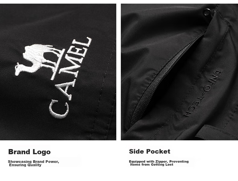 CAMEL Men's Tactical Pants, Waterproof And Windproof, Casual Outdoor Hiking And Skiing Pants, Cargo Pants, Long Trousers A13CA49047 17