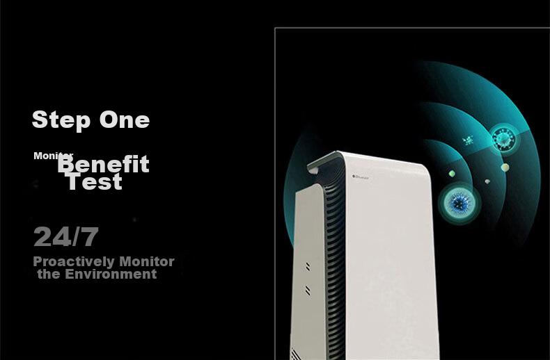 Blueair Air Purifier Removes Formaldehyde, Smog And Particulate Matter 9-Layer Purification for Home Pollution Control Smart Aurora Bacteria Shield 8660i 12