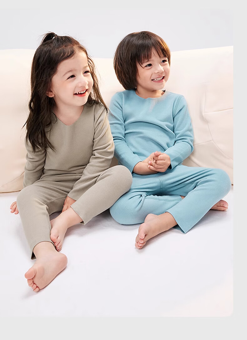 Ciciibear [Fever-Resistant 7A Antibacterial] Baby Autumn Underwear Set, Children's Thermal Underwear, Warm Inner Wear, Boys And Girls Pajamas 27