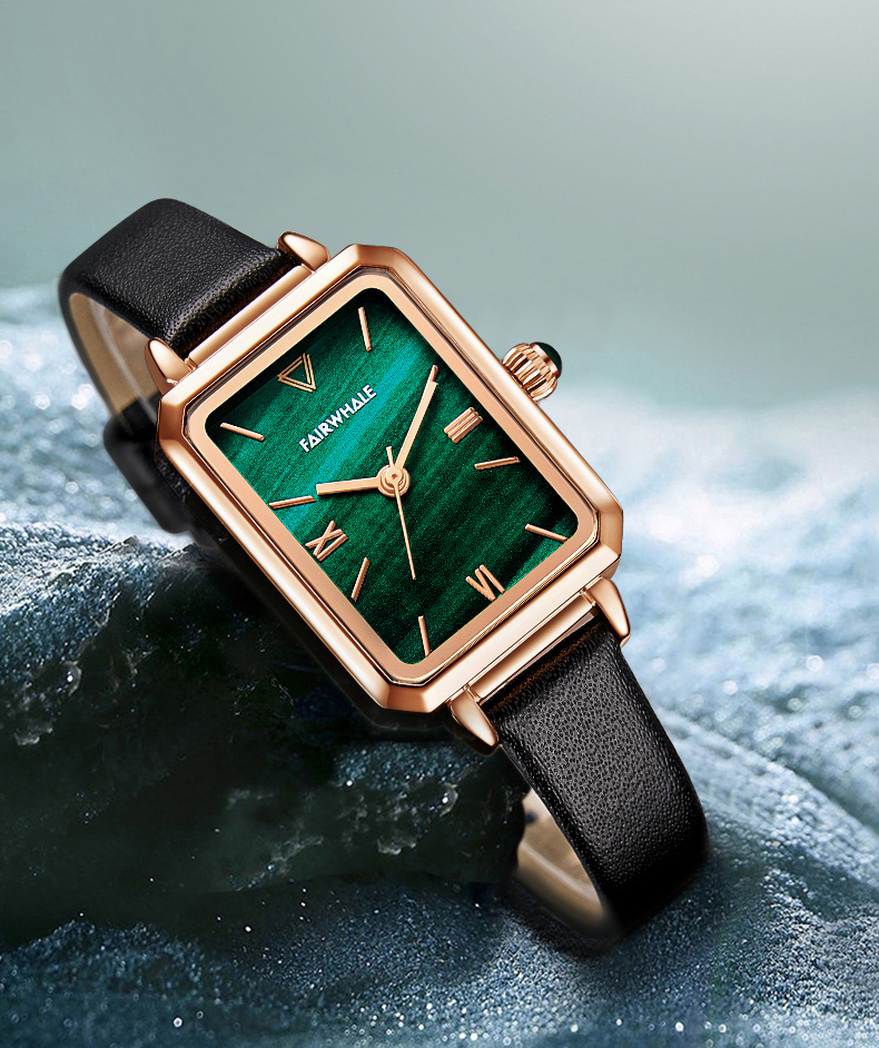 Mark Fairwhale [Birthday Gift] Little Golden House Women's Watch CK Collaboration Luxury National Brand Wristwatch for Girls 3870 3