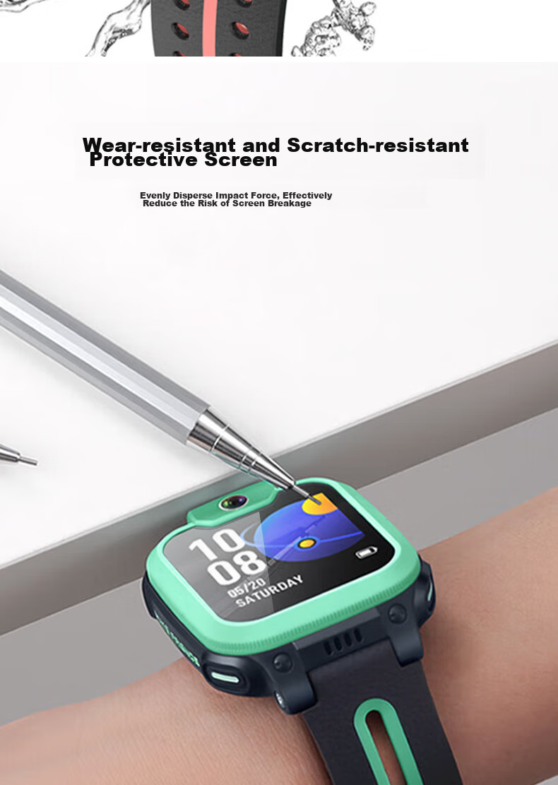 ESCASE [Three-Pack Premium] Xiaotiancai Children's Smartwatch N3/Q1A/Q2A Tempered Glass Screen Protector, Auto-Adhesive, Fingerprint-Resistant Glass Film 5