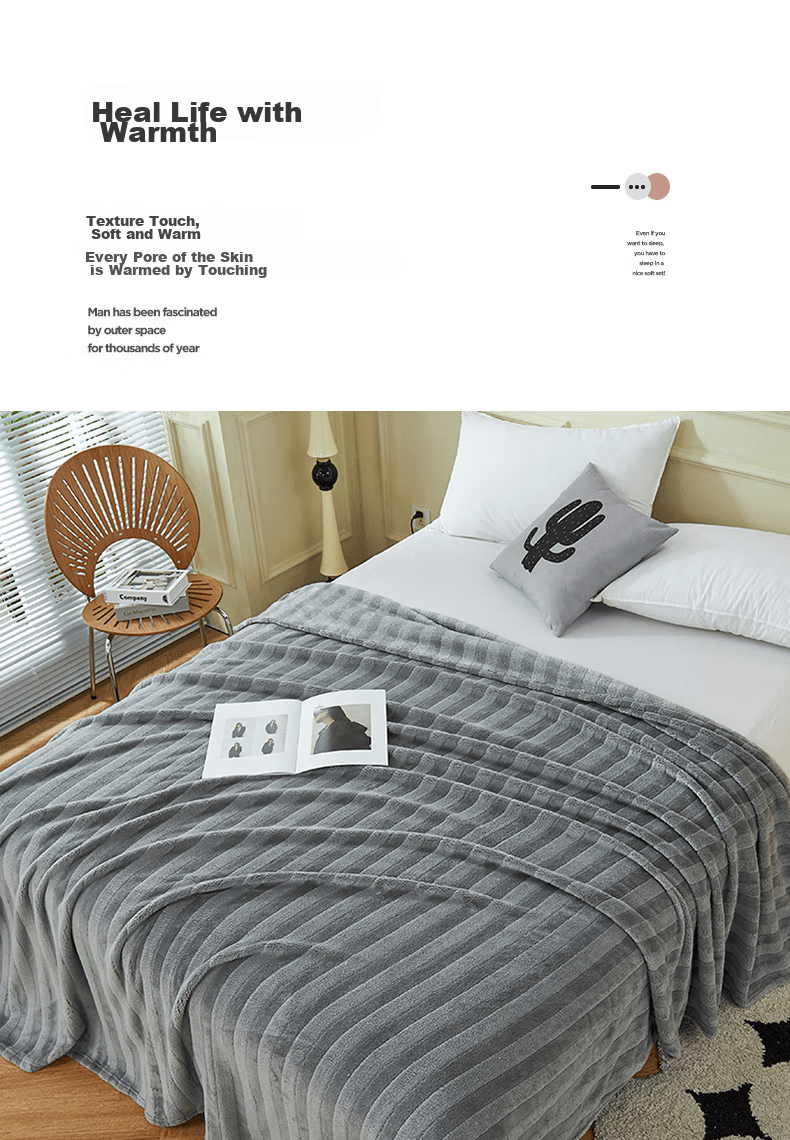 Sanli Blanket Bed Cover Office Nap Student Dormitory Children's Flannel Throw Blanket 100*120 6