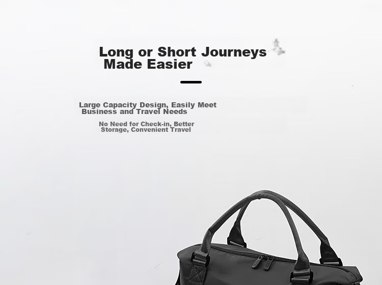 Lehuolvxing Travel Bag for Men, Large Capacity Handheld Luggage Bag, Portable with Handle, Suitable for Short Trips And Carry-On, Simple Storage Bag 8