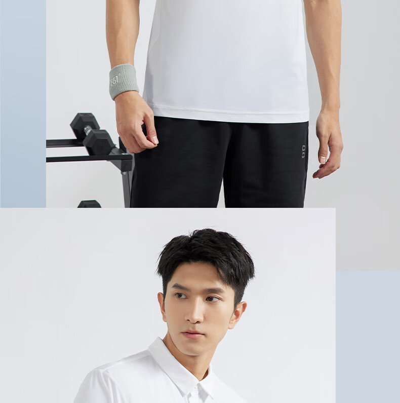 361° Men's Short Sleeve T-Shirt Spring Summer Polo Shirt Sportswear Fitness Loose Ice Silk Sun Protection 652524103D-6 22