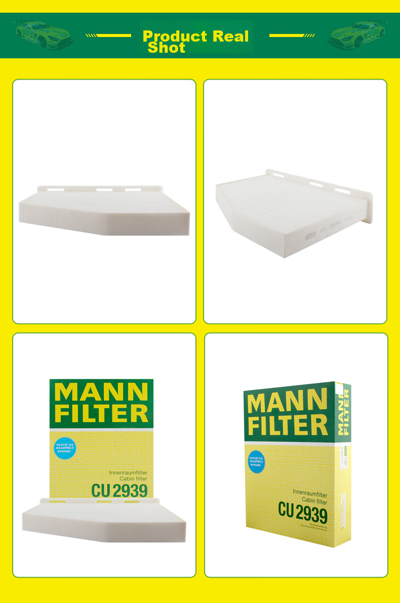 MANNFILTER Air Conditioning Filter Element CU2939M for Magotan, Sagitar, CC, Tiguan, Golf, Passat, Beetle/Q3 16