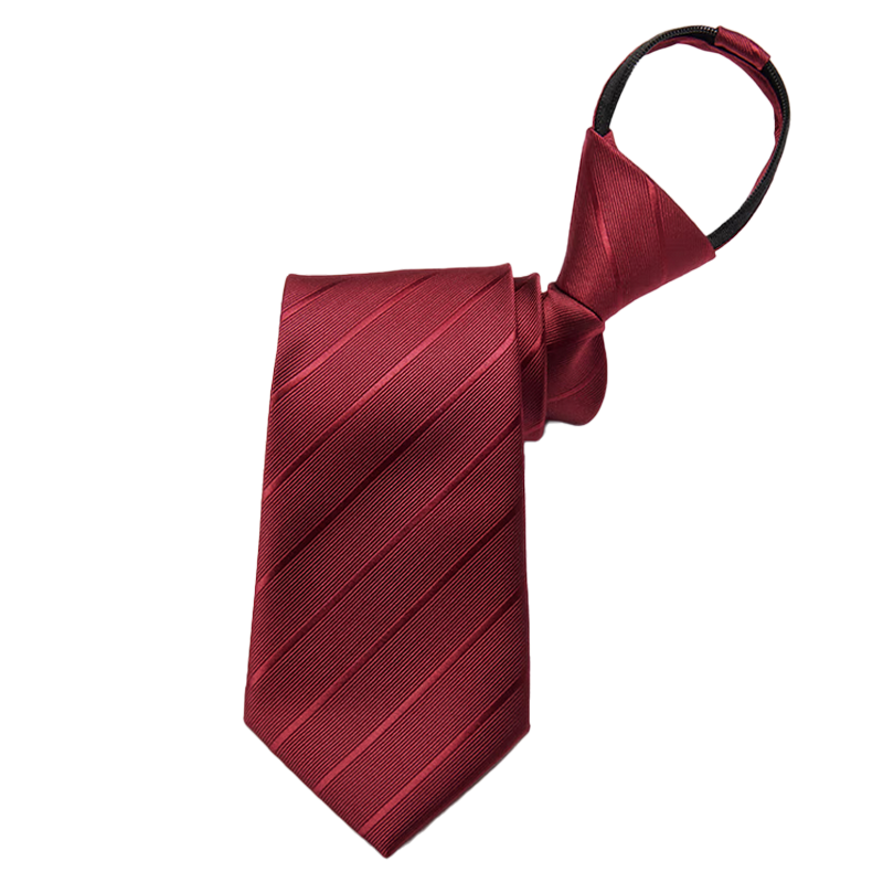 GLO-STORY Zipper Tie for Men, 8CM Formal Lazy Fashion Accessory, Suit Business Gift Box Set, MLD934003