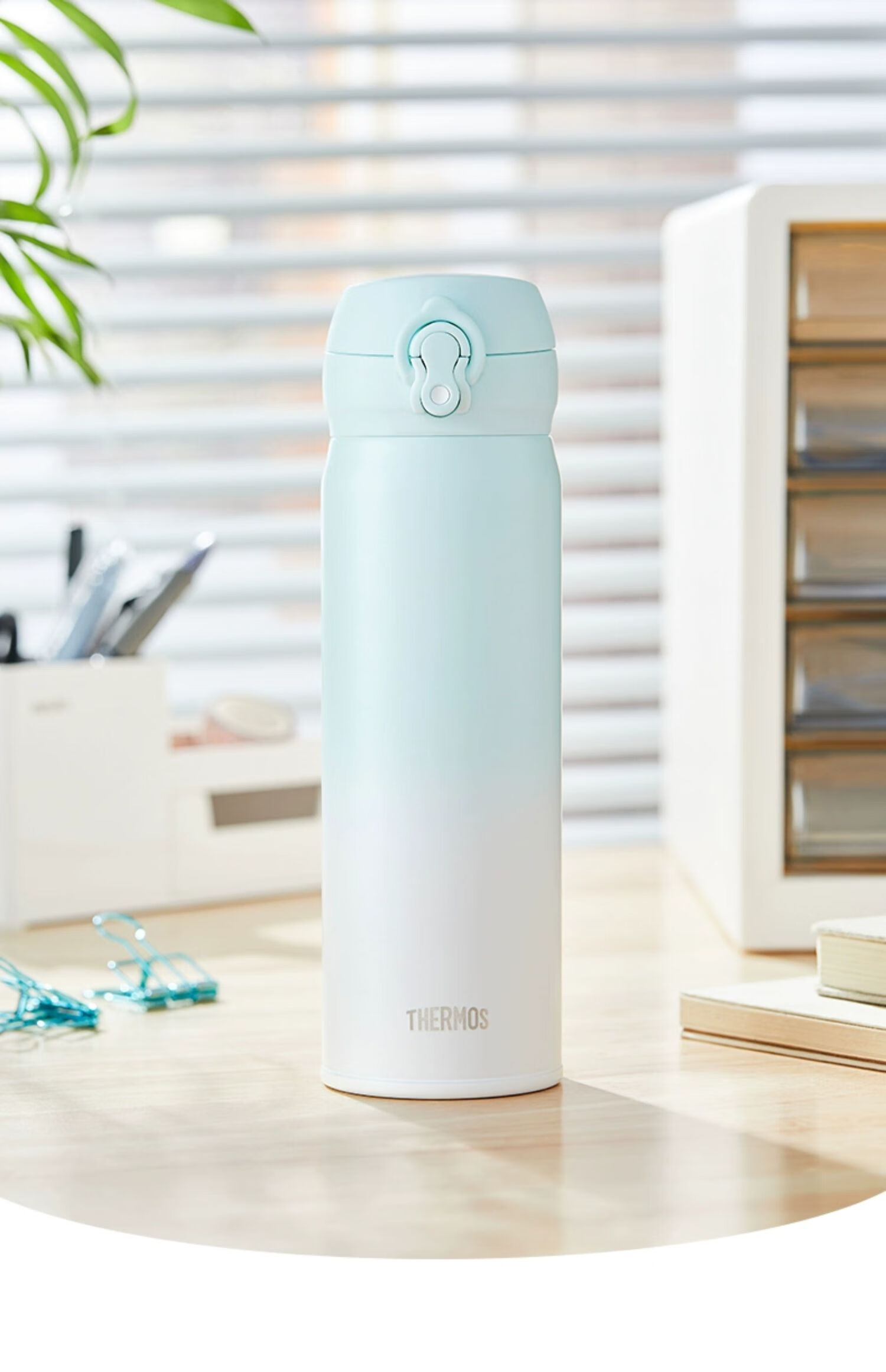 THERMOS Insulated Mug, 316 Stainless Steel, 500ml, for Men, Women And Children, Practical Water Bottle, Birthday Gift, JNL-500S PRW 6