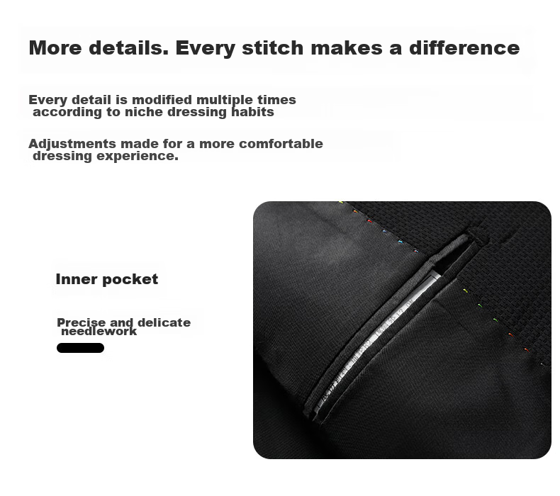 FIRS Anti-Wrinkle Non-Iron Men's Four-Season Business Casual Suit Jacket Professional Workwear Outerwear 8