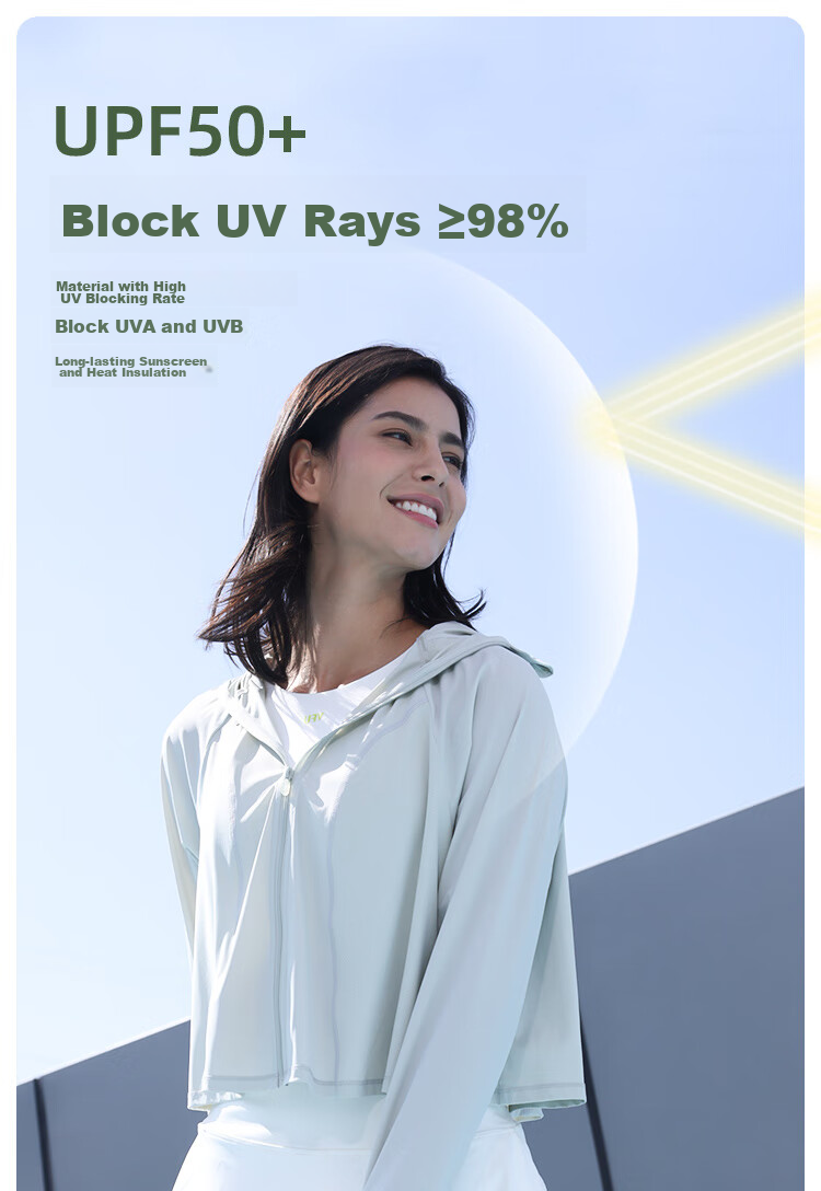 Beneunder Women's Sunscreen Jacket UV Protection Quick-Dry Loose Fit Stand Collar Casual Outdoor AL002 Ink Gray XL 6