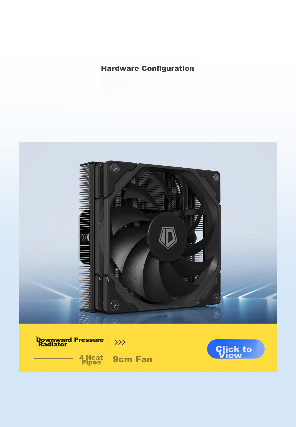 ID-COOLING 9CM Thin Fan, Non-Luminous Case Fan, PWM Temperature Control, Suitable for ITX Bottom-Mounted Computer Cooling Fan, 9015 Specification, TF-9215 7