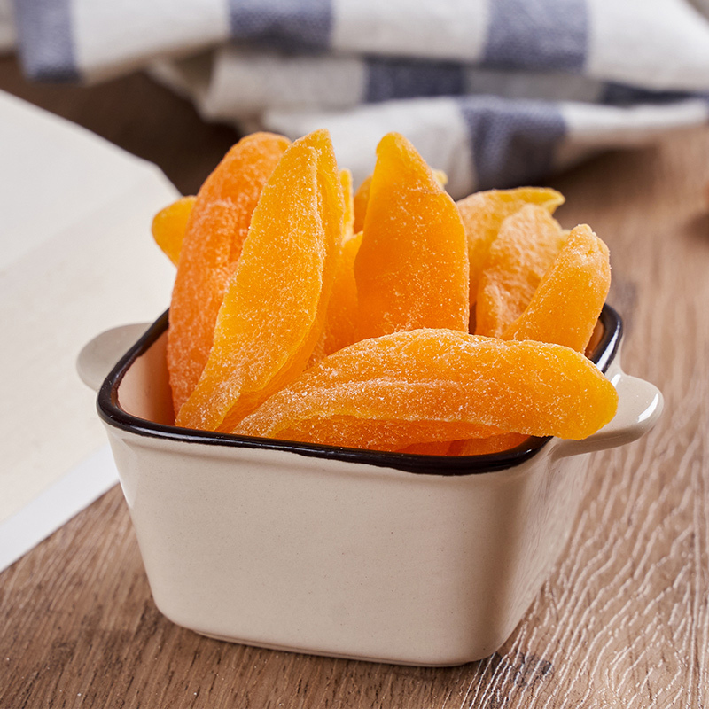 百历坚 黄桃干500g/罐 蜜饯果干 零食果脯水果桃干休闲小吃年货送礼