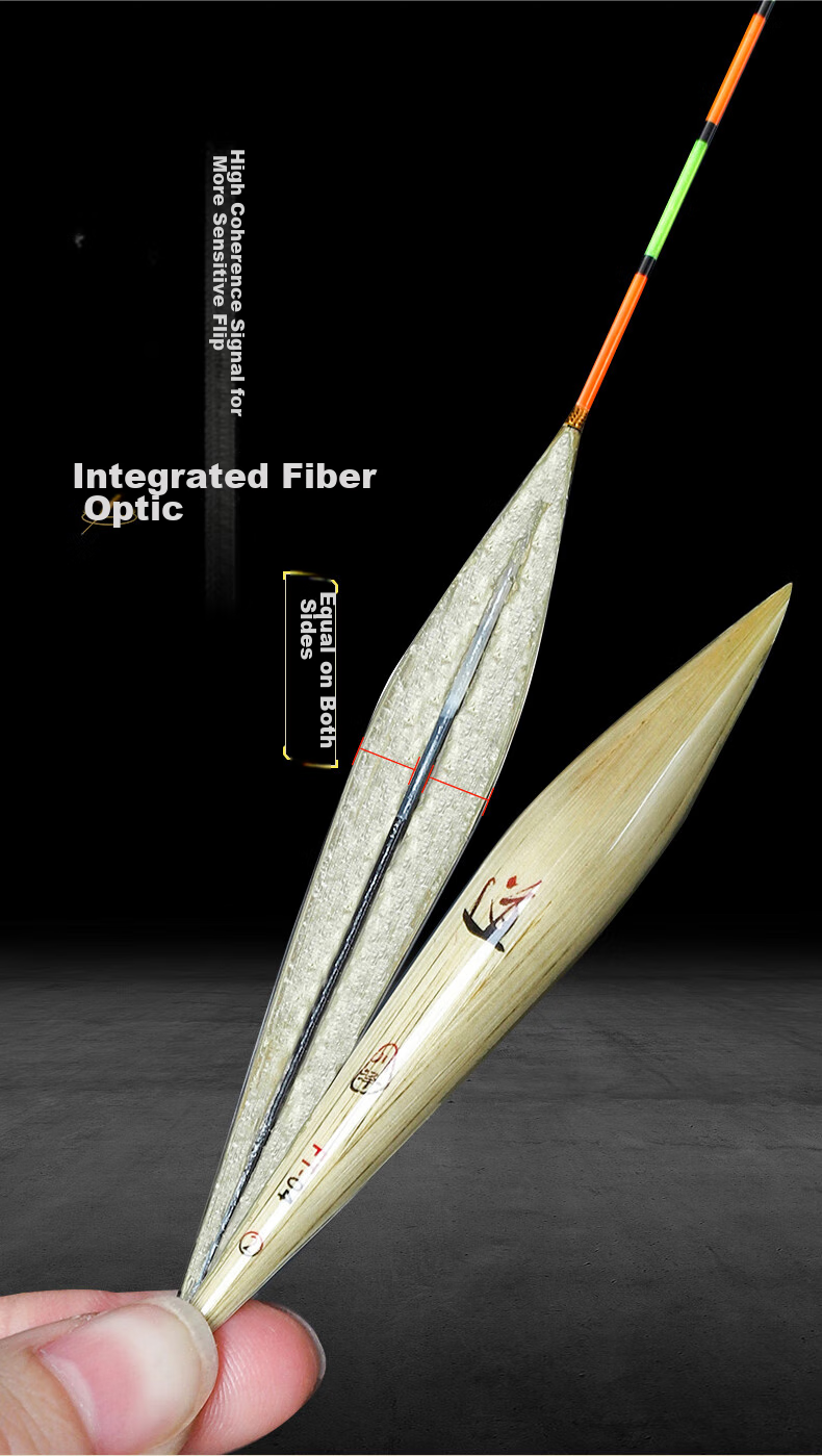 Chuanze Premium Reed Float Set, Bold And Eye-Catching, Highly Sensitive Light-Biting Crucian Carp Float for Lakes And Reservoirs 8