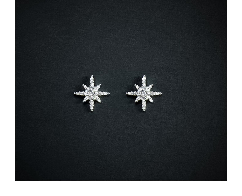 APM Monaco Hexagram Stud Earrings, Luxurious And Elegant Jewelry, Birthday Gift for Girlfriend Or Wife 8