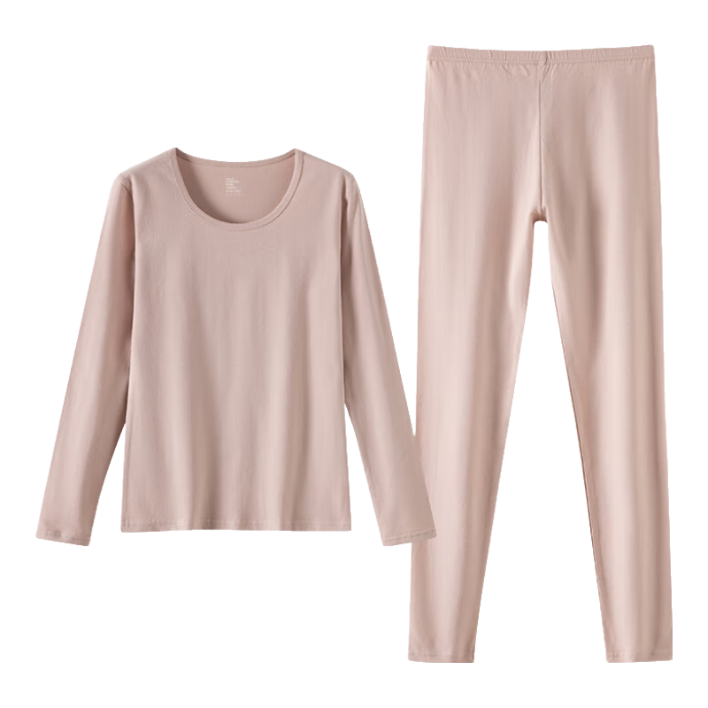 Cosmo Lady Women's Thermal Underwear Set Seamless Cationic Heating Antibacterial Antistatic Base Layer Autumn Top and Bottom 2025 Fall Winter