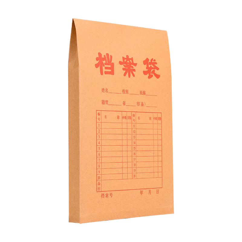 Taidang 10 File Folders, 2.8cm Kraft Paper, Thickened 175g Document Bags, A4 Size, for Tender Documents, Contracts, Materials, Receipts Storage, Exam Papers, Paper Folders, TA02102