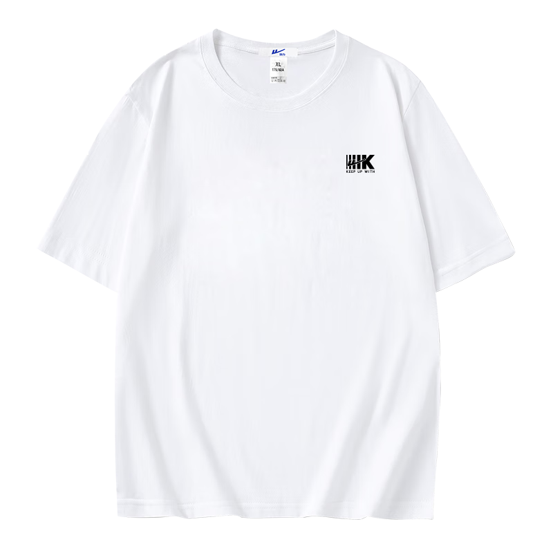 Warrior Short-Sleeve Men's T-Shirt, Summer Trendy Versatile Round Neck Athletic Tee, Comfortable Breathable Undershirt for Me