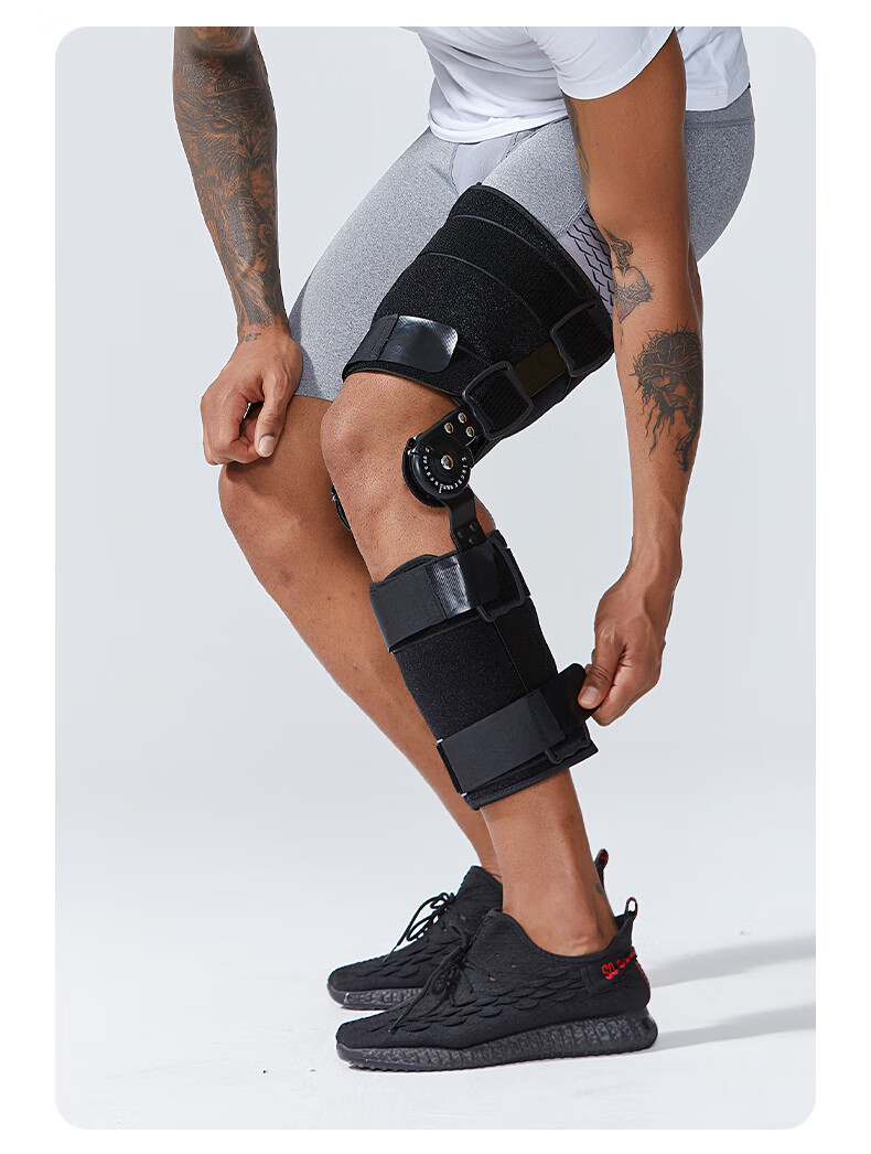 思维医用可调节膝关节固定限位支具术后膝盖腿部骨折护膝护具