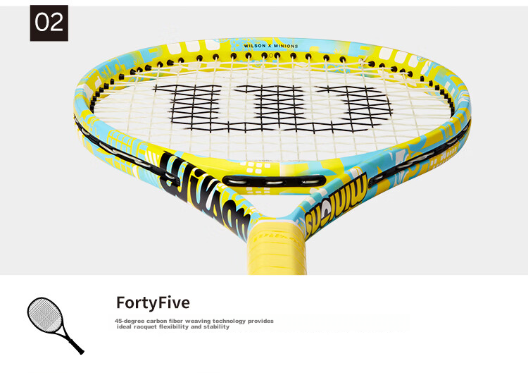Wilson 2025 Children's Tennis Racket, Youth Full Carbon Professional Racket ULTRA 26 V5 6