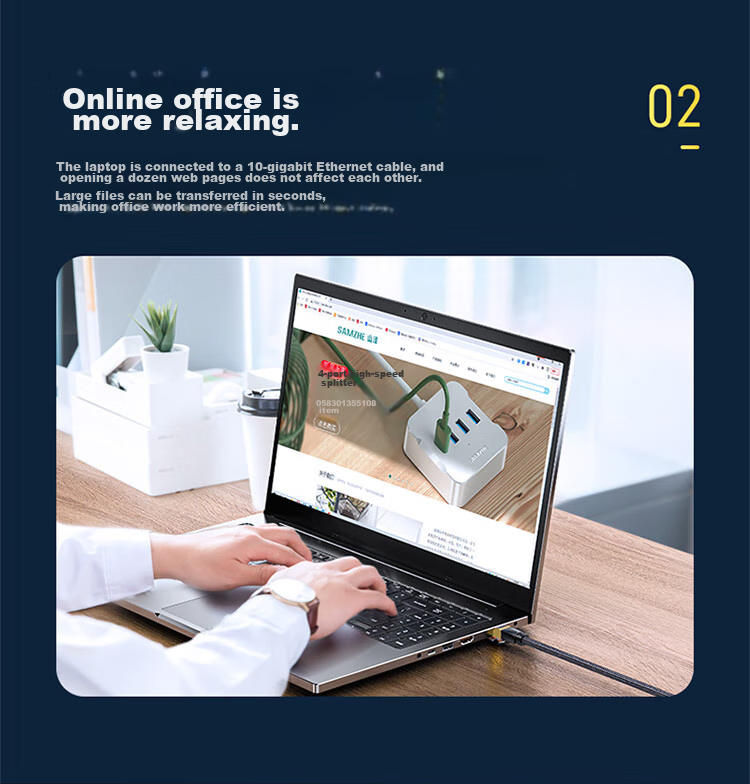 SAMZHE Cat7 Ethernet Cable, 10 Gigabit Double-Shielded Connection Cable, Category 7 Twisted Pair Computer Gaming E-Sports 8-Core Surveillance Pure Copper Double-Braided Network Patch Cable 1.5 Meters RJ7015M 8