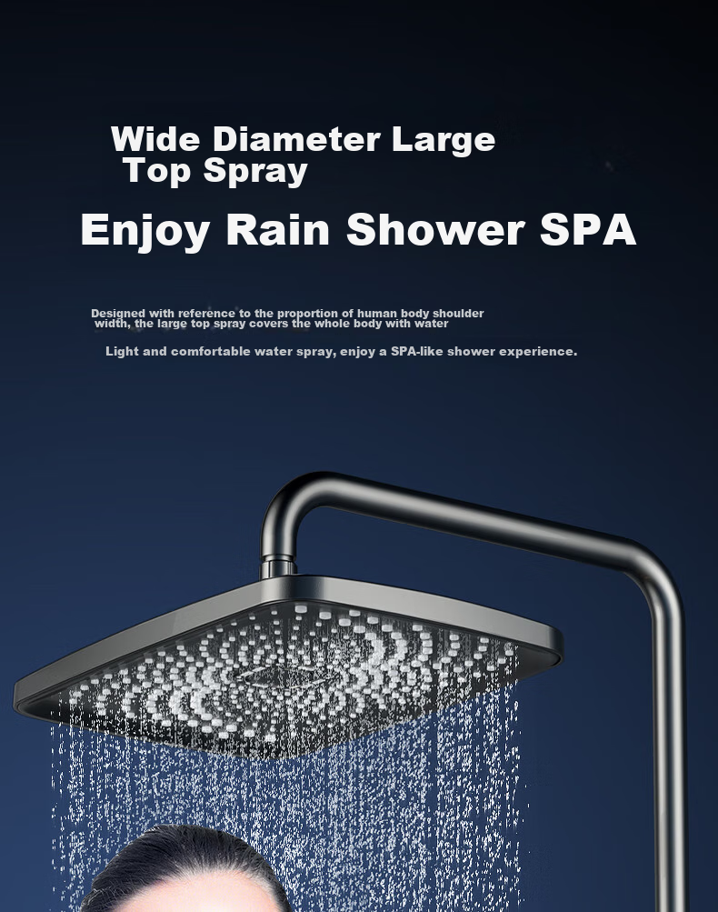 MEJUE Intelligent Shower Head Set, Shower Head Bathroom Spray Nozzle, Pressurized Shower System Z-05105 23