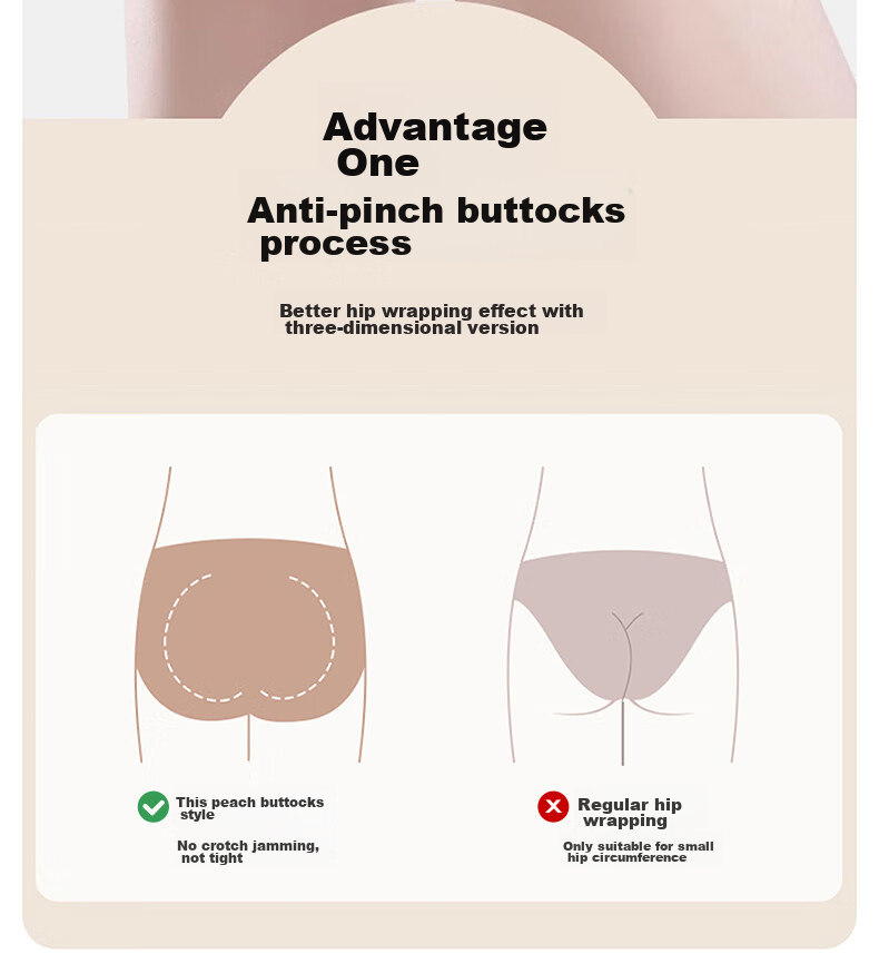 MiiOW Disposable Ice Silk Underwear for Women, Seamless Sterilized No-Wash Travel Yoga Fitness Business Trip Menstrual Daytime Disposable M 3