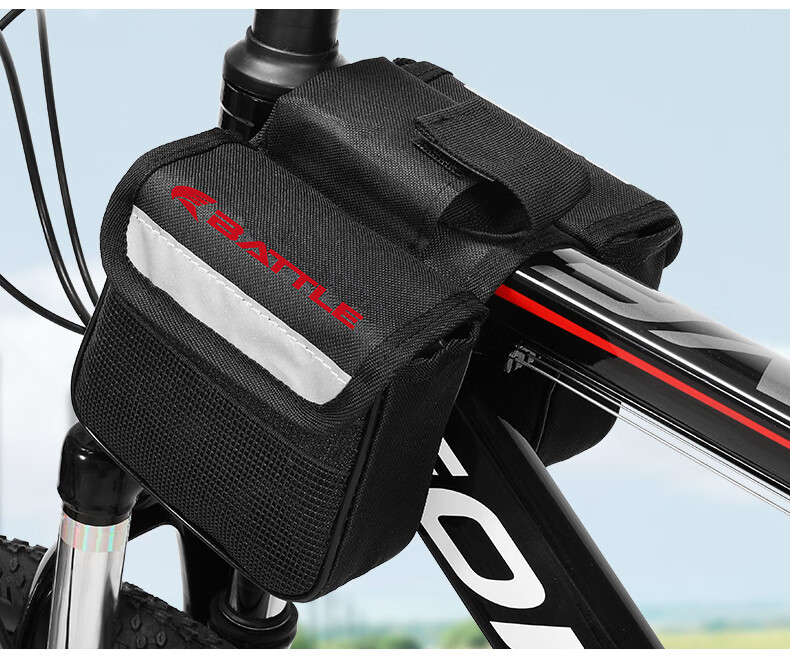 BATTLE Mountain Bike Handlebar Bag, Bicycle Accessory, Universal Handlebar Saddle Bag, Phone Pouch 10