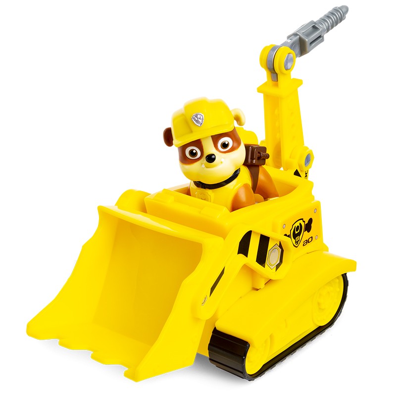 PAW PATROL Paw Patrol Toy Excavator Patrol Vehicle, Boys And Girls Crane Toy Car, Children's Gift for Ages 3-6, Christmas Present