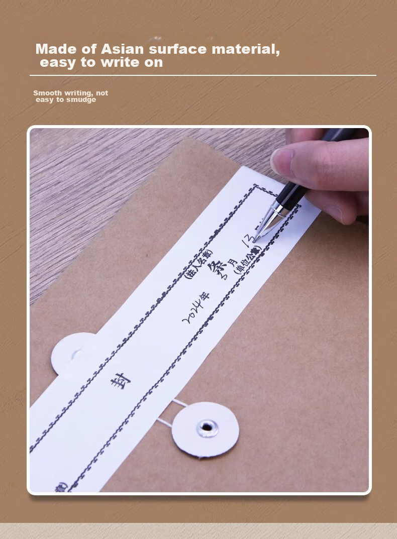 Youbili Bid Document Bag Sealing Strip, File Folder Seal, Self-Adhesive No Glue Sealing Tape, Widened 31*5cm, One Hundred Sheets, 1845 5