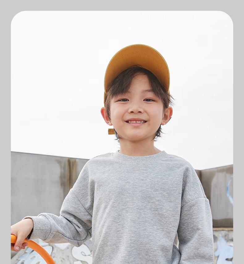 Baleno Boys' Sweatshirt, Spring And Autumn 2026 Style, for Older Children, Trendy Round Neck Long Sleeve, Kids' Casual Sports Top, Thi 14