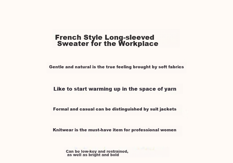 Dme [French Workplace OOTD] Summer Cloud-Feel Lightweight Lapel Sweater, Simple Style Long-Sleeve Knit Top for Wome 2