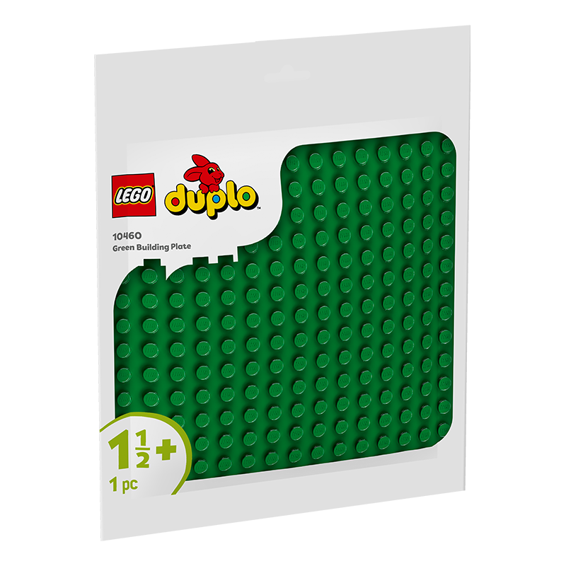 LEGO Building Blocks, 10460 Green Base Plate, Toy for Boys And Girls, Children's Birthday Gift, Large Bricks