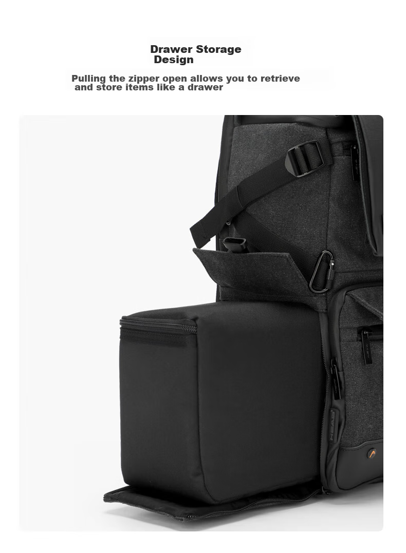 HEAD Camera Backpack, Large Capacity Shoulder Bag, National Geographic Laptop Bag, Water-Resistant Photography Backpack, Schoolbag, 520 Gift 14