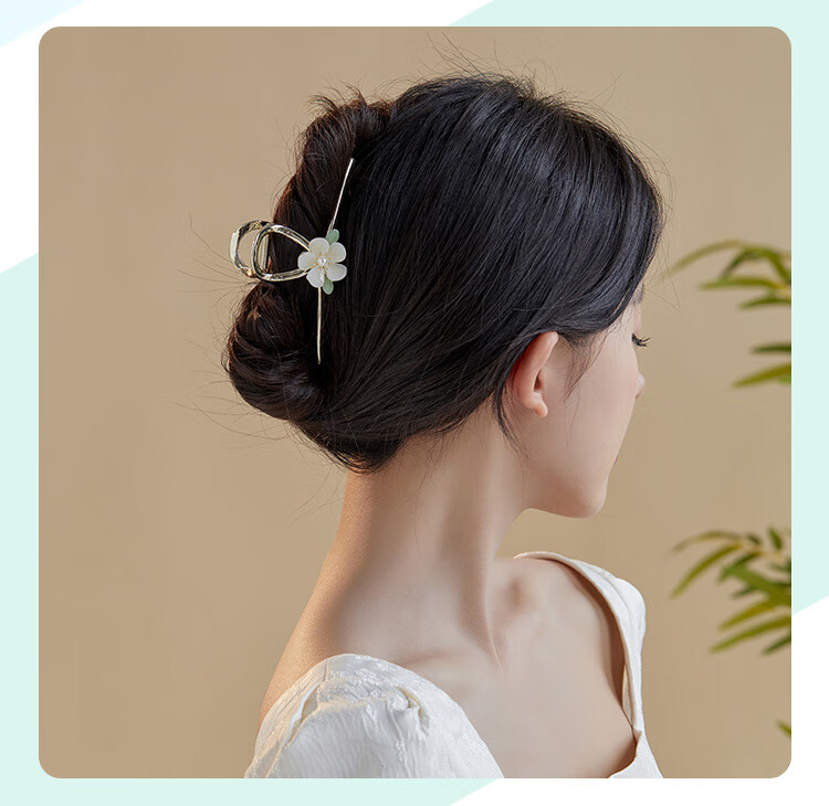 CHIMERA New Chinese-Style Hanfu Qipao Hair Clip, Tassel, Back of Head Clip, Bangs Clip, Hair Accessory, Women's Mid-Autumn Festival Gift 15