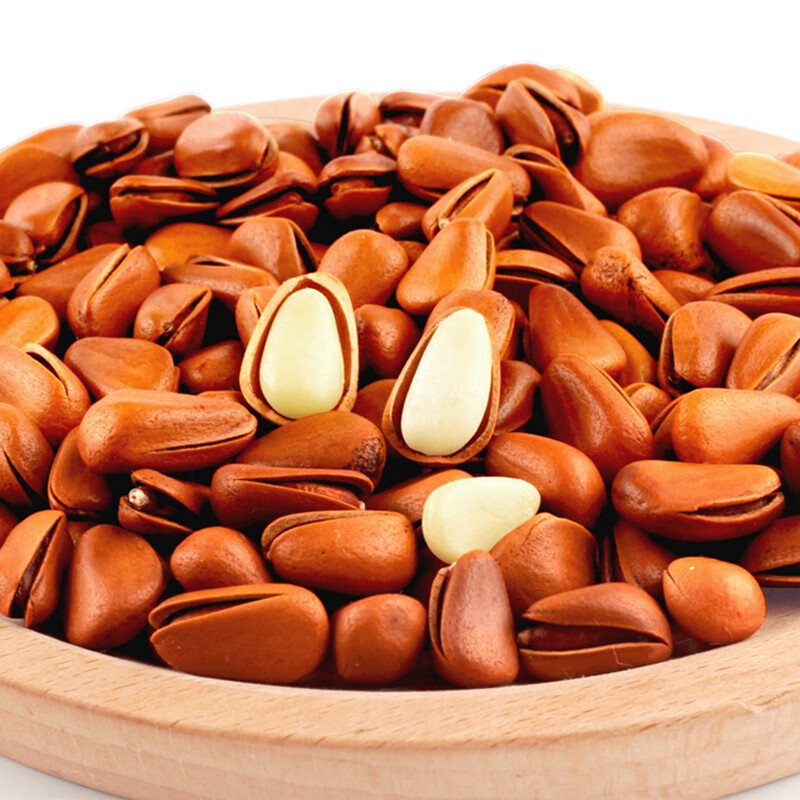 新边界 挚甄挚爱开口松子400g 原味手剥东北松子红休闲零食坚果小吃