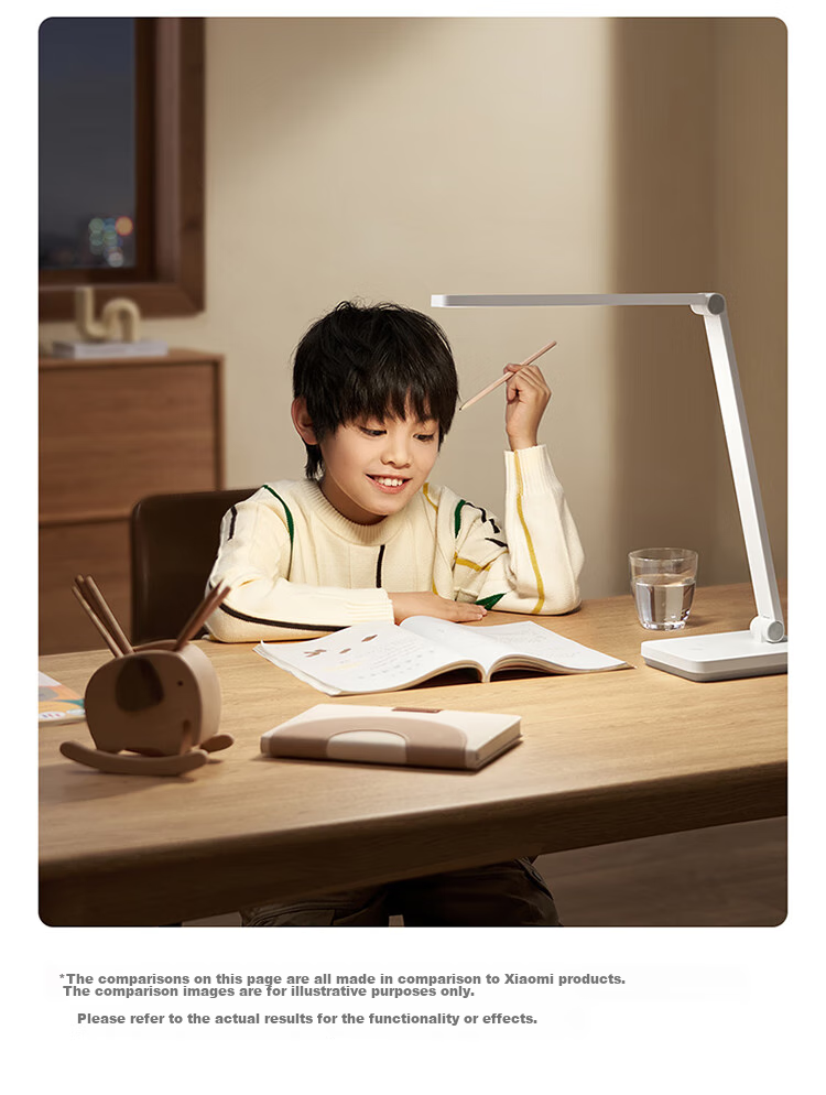 Mijia Xiaomi Mijia Desk Lamp 2 Lite, Student And Children's Study Reading Eye Protection Light Fixture, National Standard AA Grade 9