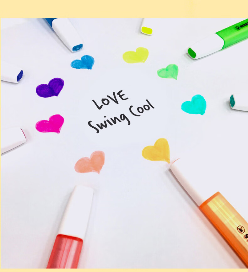 STABILO Leiku Highlighter, Candy-Colored Planner Pen, Fresh And Simple Student Office Marker, 275/51 (Turquoise) 8