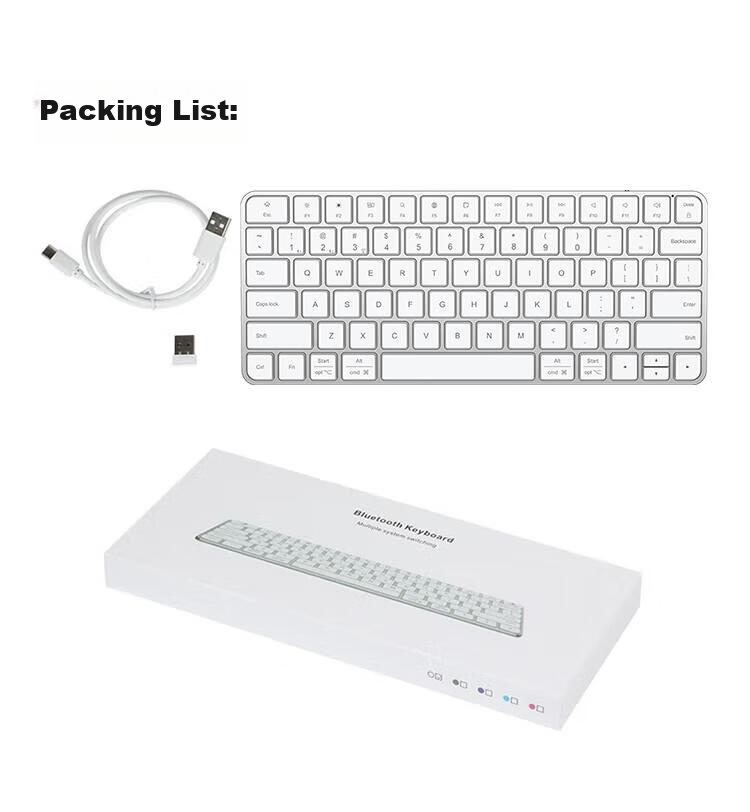 Bkayp [2026 Best-Seller List] Wireless Bluetooth Mouse And Keyboard Combo for Apple, Compatible with IPad Tablet, MacBook Laptop, Office Use, Rechargeable, Certified Battery 16
