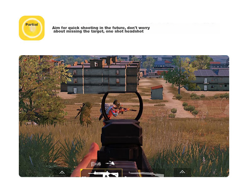 CangHua Chicken Dinner Pro: Mechanical Keyboard Triangular Action Mobile Game Assistant with Automatic Six-Finger Shooting And Gun Pressing for Peace Elite Dark Zone Breakout Games, External Device for Android And iOS 7