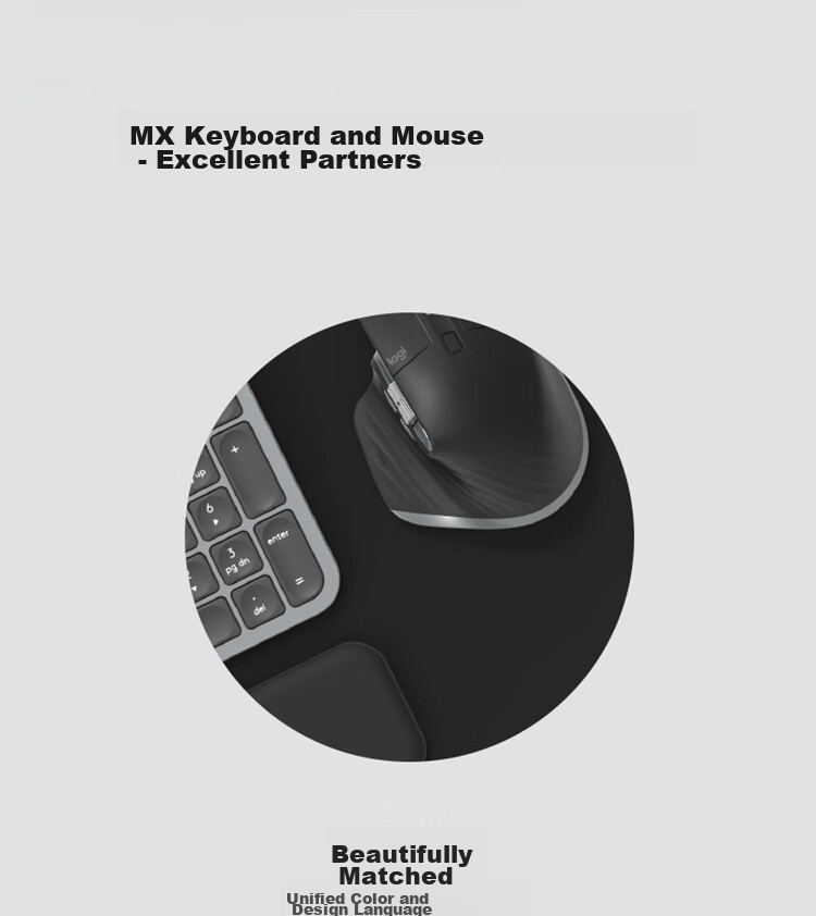 Logitech MX KEYS Professional Series High-Performance Business Keyboard Bluetooth Ultra-Thin Premium Office Keyboard Dark Gray [Bulk Purchase Discount] 26