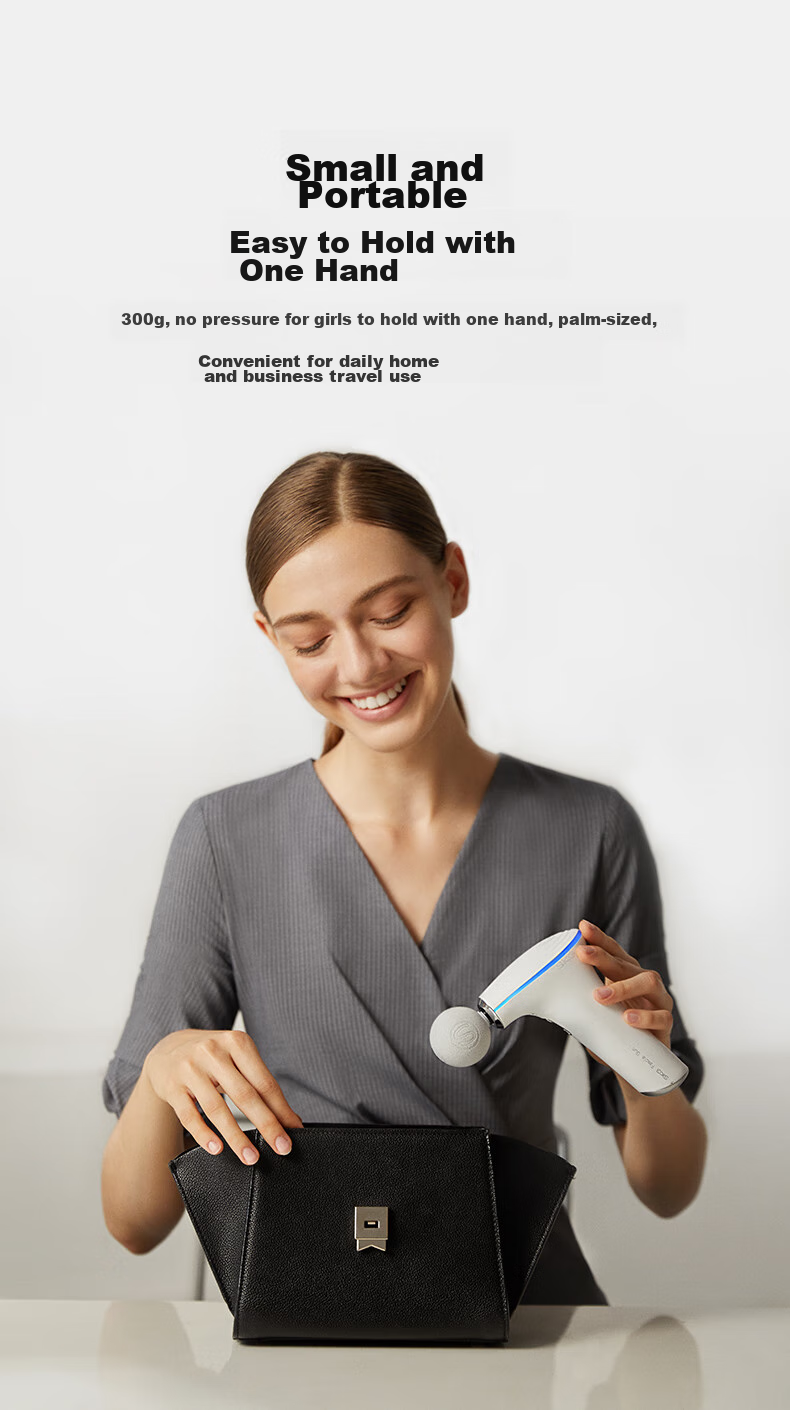 SKG [Mid-Autumn Festival Gift] F1 Premium Sports Massage Gun for Shoulder, Neck, Waist, Back And Full Body Professional Massage Device with Long Battery Life, Mini Portable Fascia Muscle Massage Gun Birthday Gift for Boyfriend Or Girlfriend 10